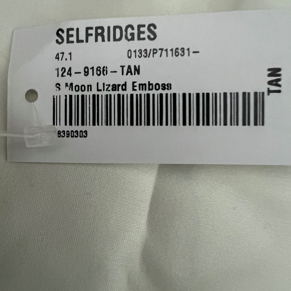 Staud Moon Bag tan lizzard embossed NWT - Picture 9 of 16